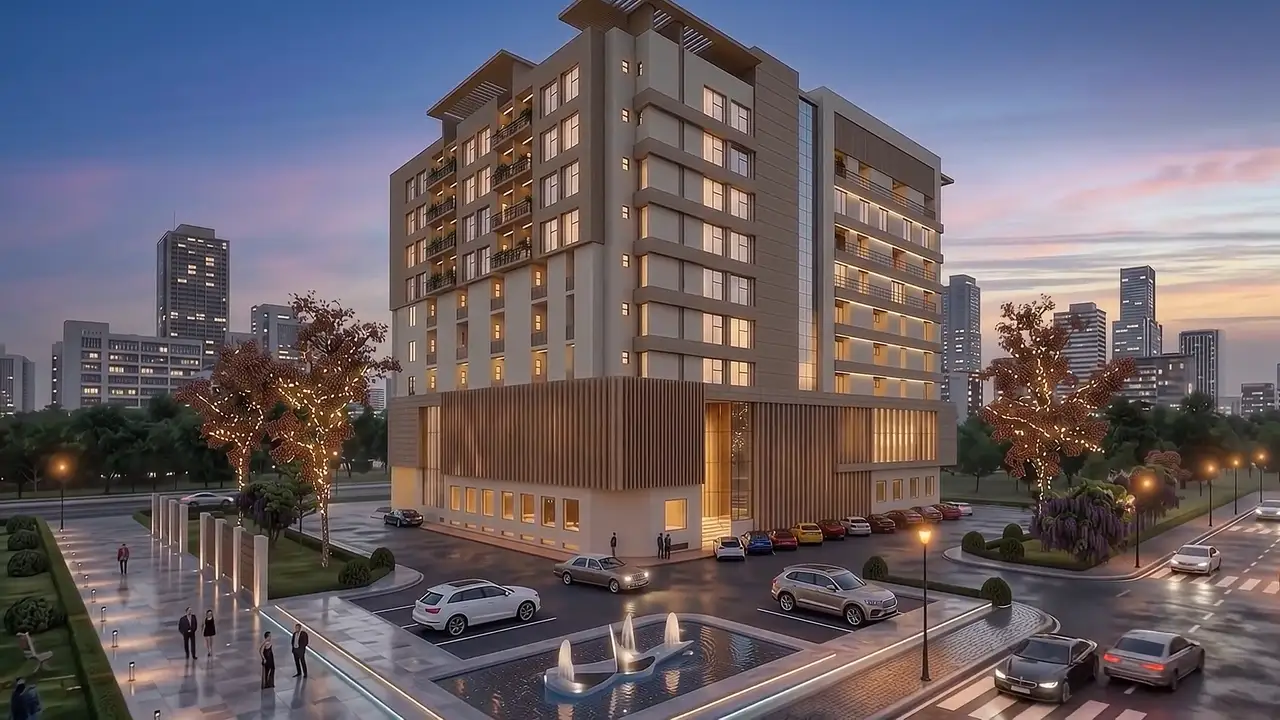 Dream Oaks Developers website hero featuring a landmark development